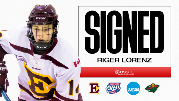 Wild Sign Lorenz to NHL Entry Level Contract